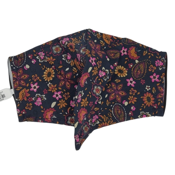 Francesca's Collections Floral Face Mask 100% Cotton Washable & Reusable NWT - Picture 2 of 2